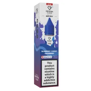 Blueberry Cherry Cranberry  Nic Salt E-Liquid by Crystal Clear Bar Salts 10ml
